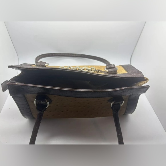 Prada Ostrich Leather Handbag/ Prada bag RARE - Picture 4 of 6